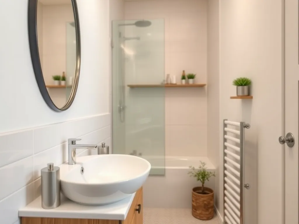 Jak ukryć rury w małej łazience?