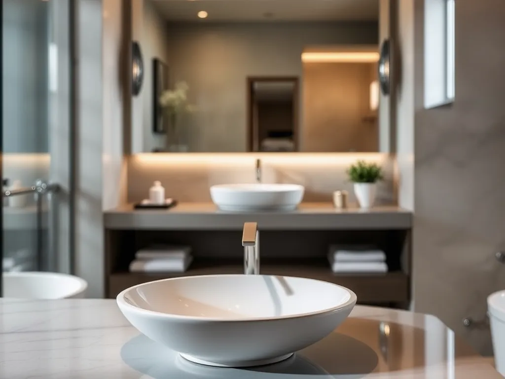 Na jakiej wysokości umywalka w łazience?