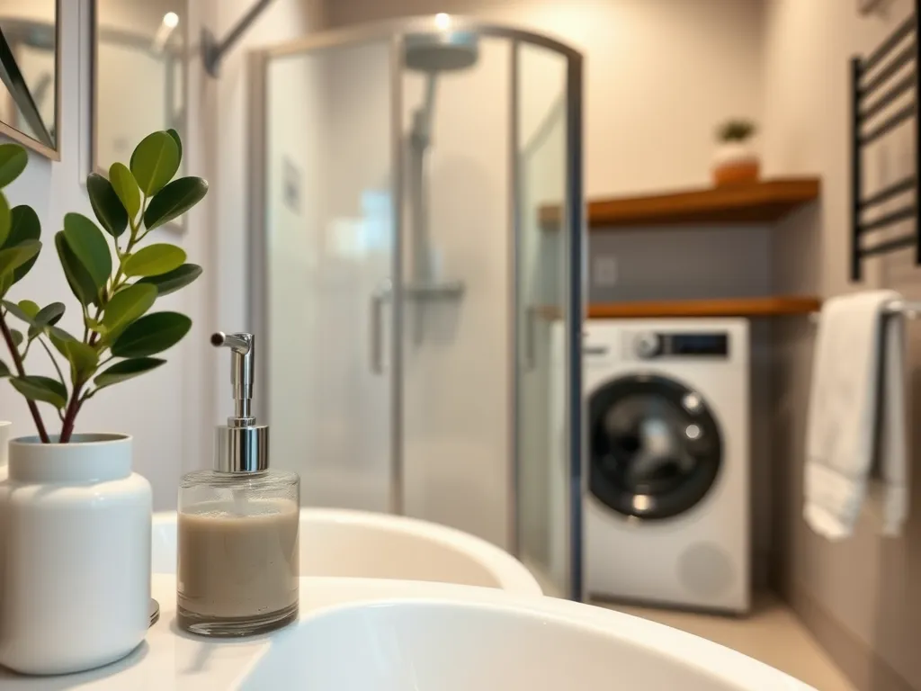 Łazienka 4m2 z prysznicem i pralką – jak urządzić?