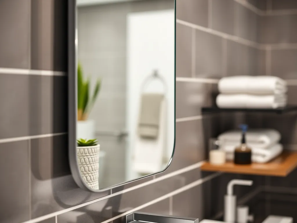 Na jakiej wysokości powiesić lustro w łazience?