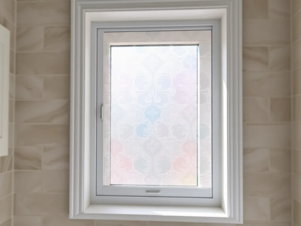 Czym zasłonić okno w łazience?