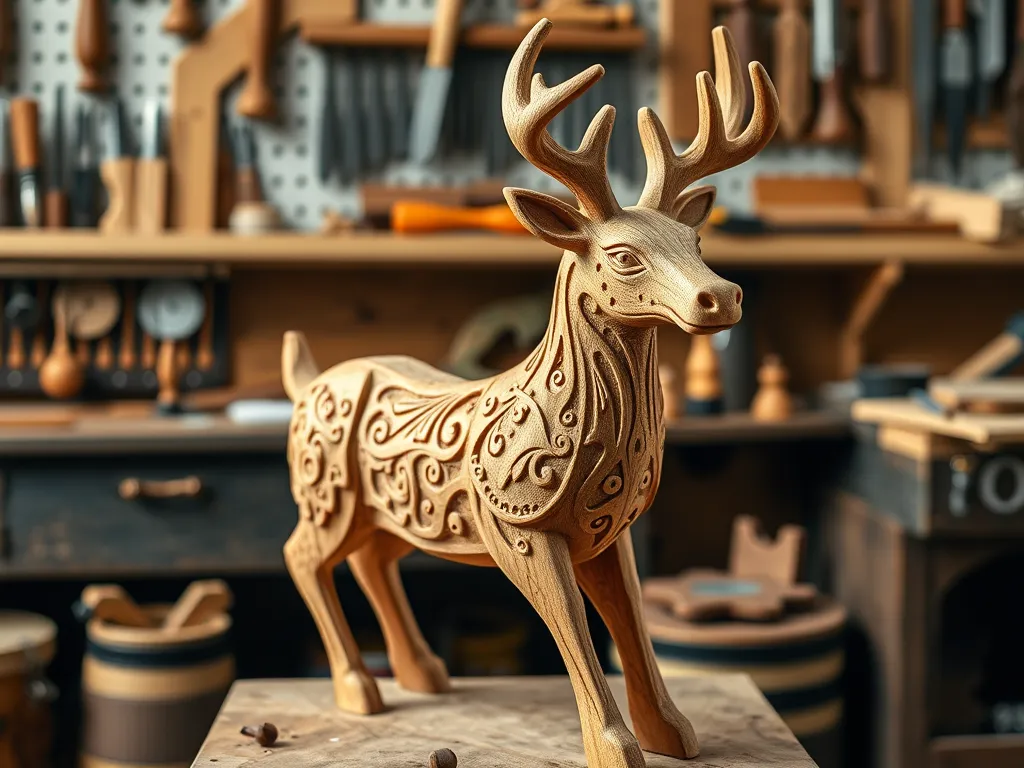 Jak zrobić renifera z drewna?