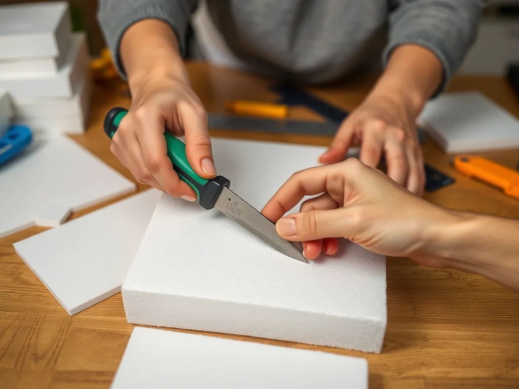 Jak kołkować styropian – schemat