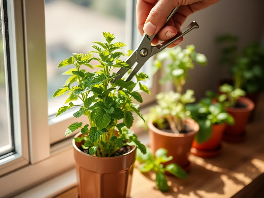 Jak przycinać miętę w doniczce?
