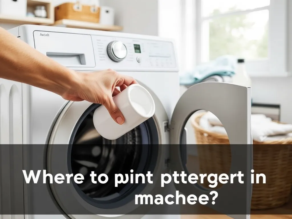 Gdzie wsypać proszek w pralce?