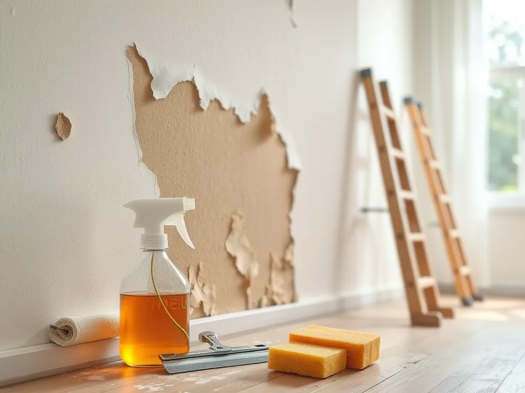 Jak usunąć tapetę ze ściany – domowe sposoby