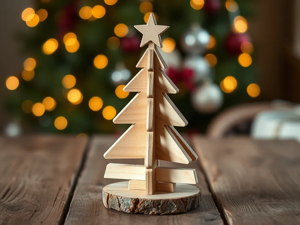 Choinka z drewna – jak zrobić?