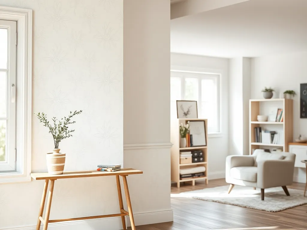 Tapeta do połowy ściany – jak wykończyć?