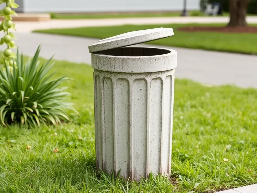 Kosze betonowe na śmieci