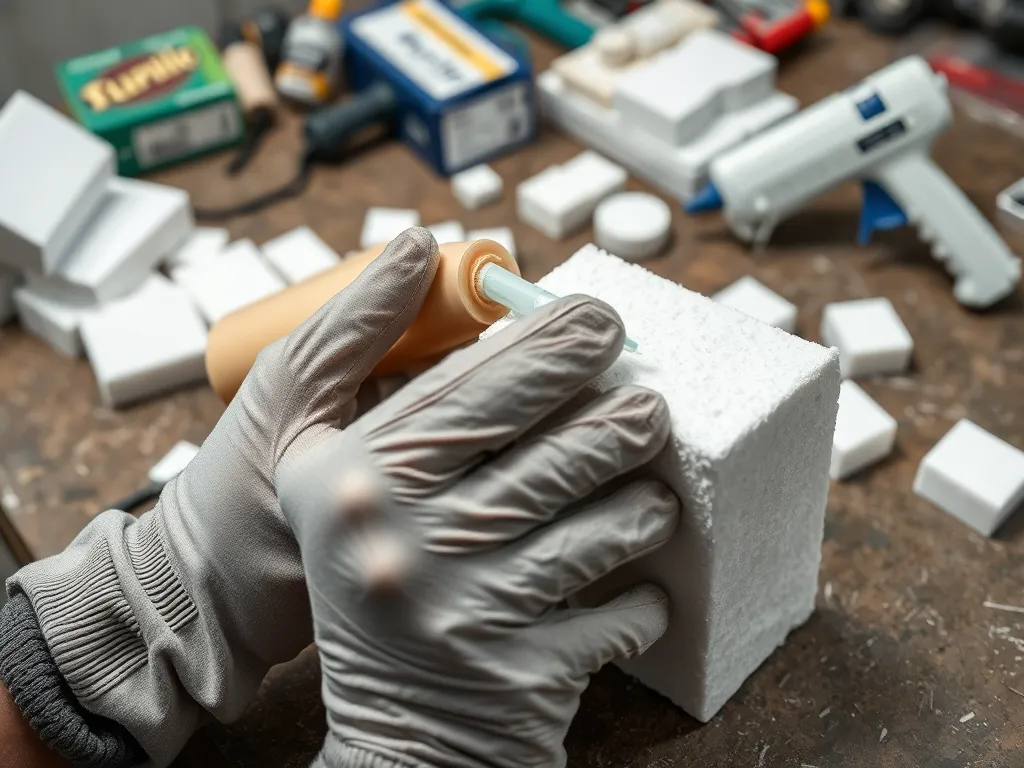 Do jakiej temperatury można kleić styropian?