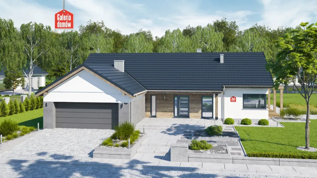 Dom przy Bukowej 36 – rzut parteru