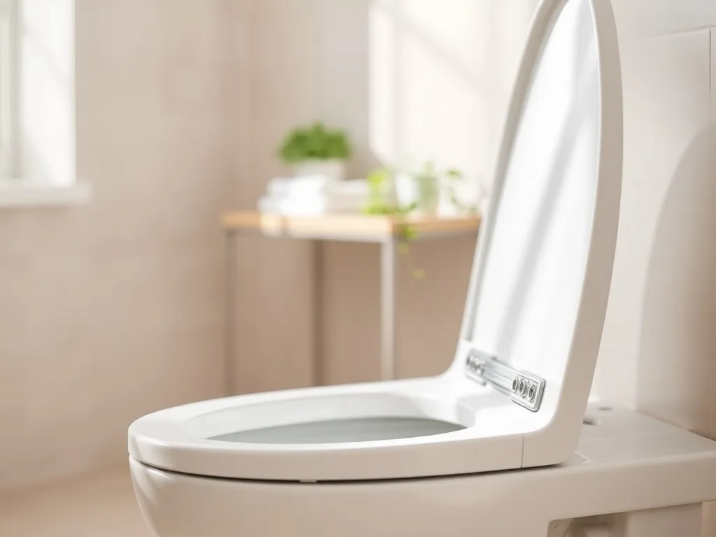 Nowoczesna biała toaleta myjąca w jasnej, minimalistycznej łazience, podkreślająca design i funkcje modelu.